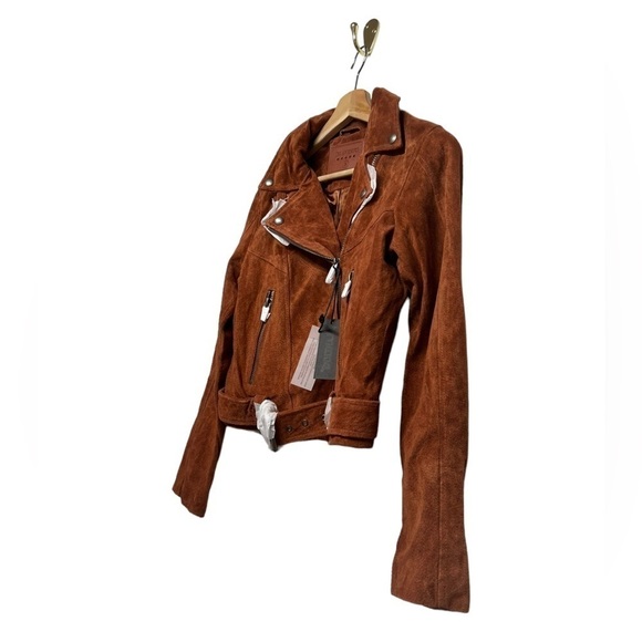 Blank NYC Brown Leather Jacket - Picture 4 of 8